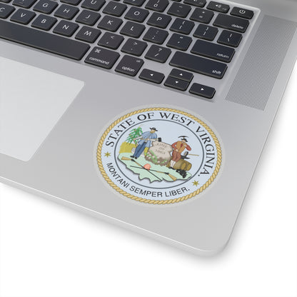 West Virginia State Seal - STICKER Vinyl Kiss-Cut Decal