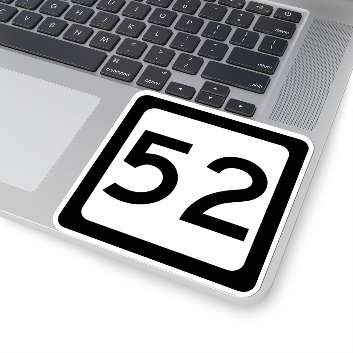 WV-52 (Virginia) (Road Sign) STICKER Vinyl Kiss-Cut Decal