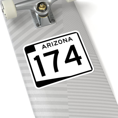 Arizona 174 (Arizona) (Road Sign) STICKER Vinyl Kiss-Cut Decal