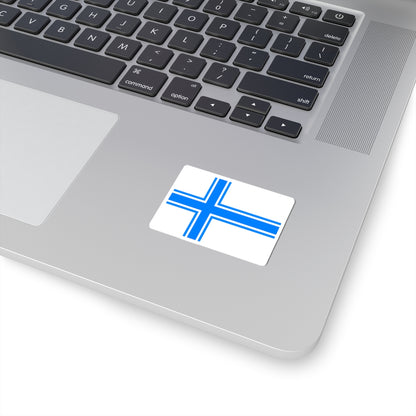 Flag of Iceland - 1914 Proposal (Iceland) STICKER Vinyl Kiss-Cut Decal