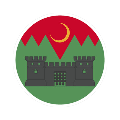 Badge of British North West Frontier (India) (Coat of Arms) STICKER Vinyl Kiss-Cut Decal