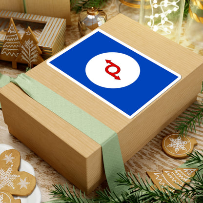 House flag of Western Ferries (Scotland) STICKER Vinyl Kiss-Cut Decal