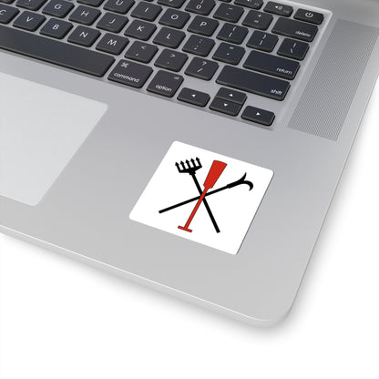 CHE Riedikon Flag (Switzerland) STICKER Vinyl Kiss-Cut Decal