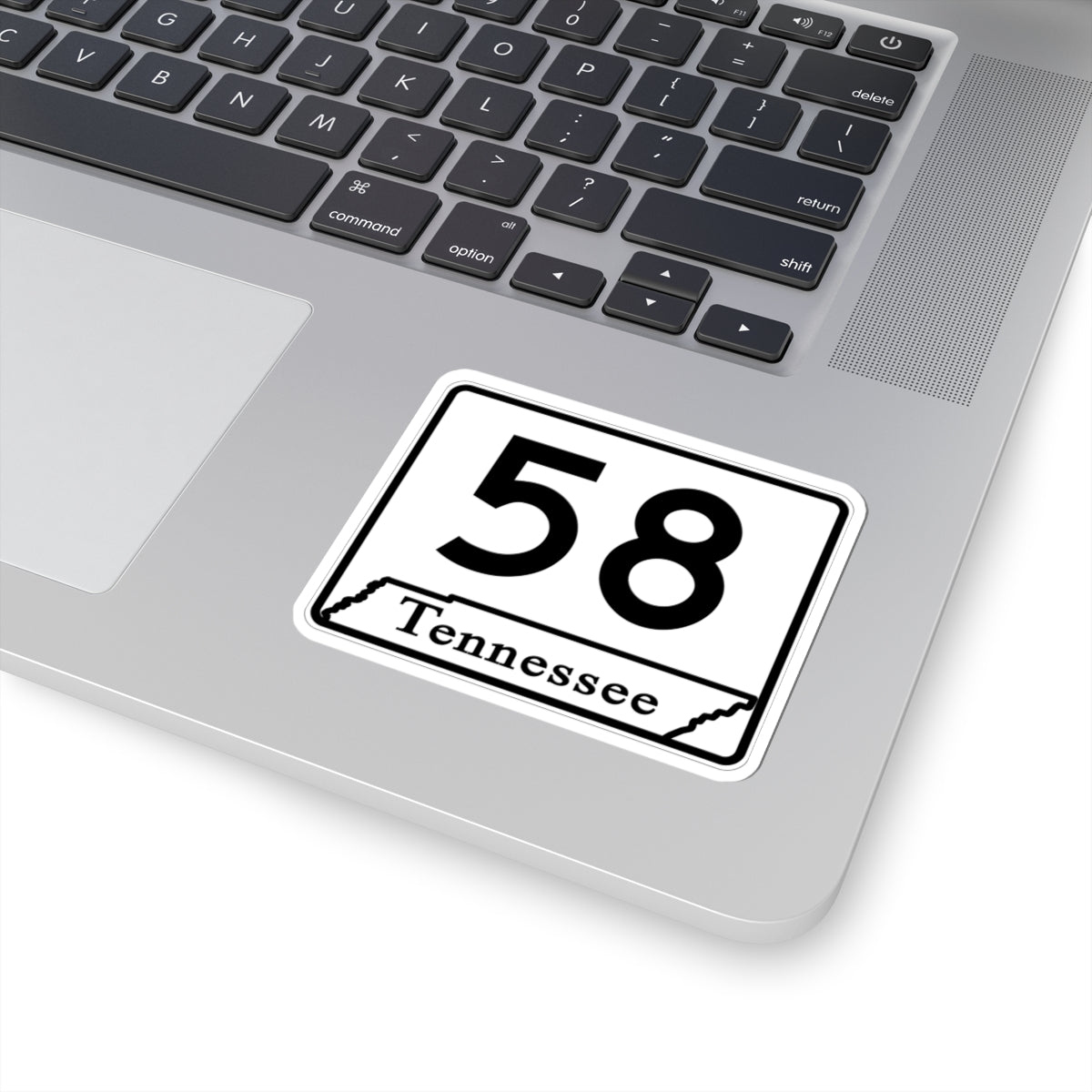 Tennessee 58 (Tennessee) (Road Sign) STICKER Vinyl Kiss-Cut Decal