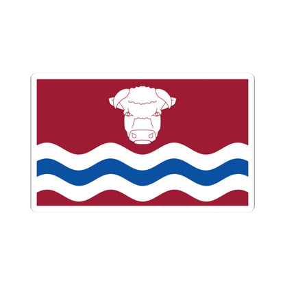 County Flag Of Herefordshire (England) STICKER Vinyl Kiss-Cut Decal