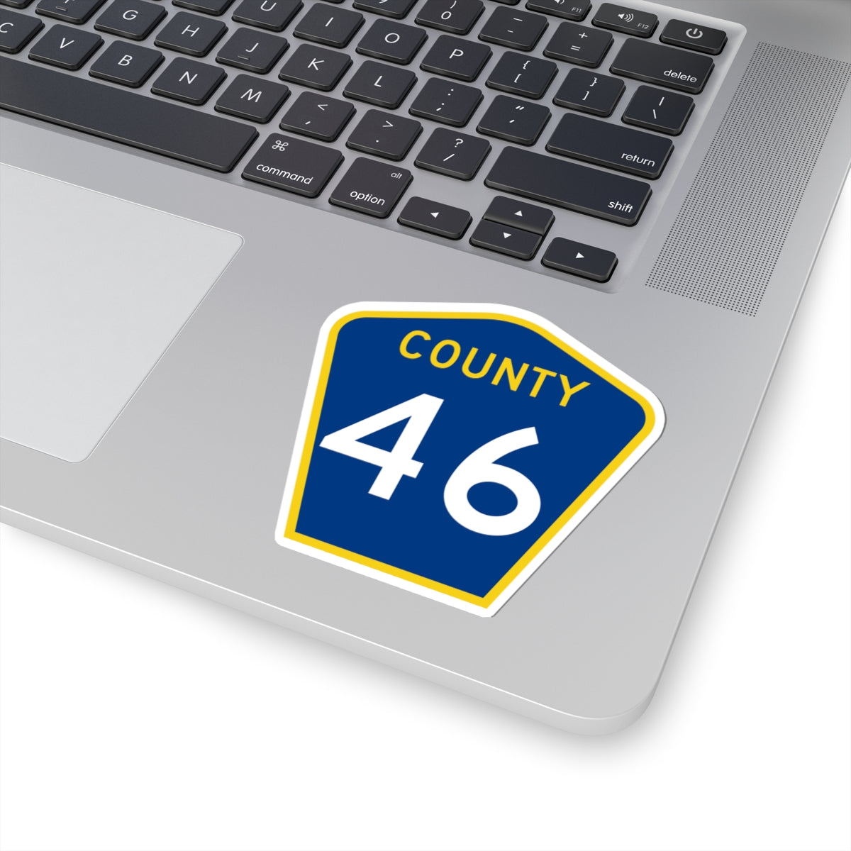 County 46 MN (Minnesota) (Road Sign) STICKER Vinyl Kiss-Cut Decal
