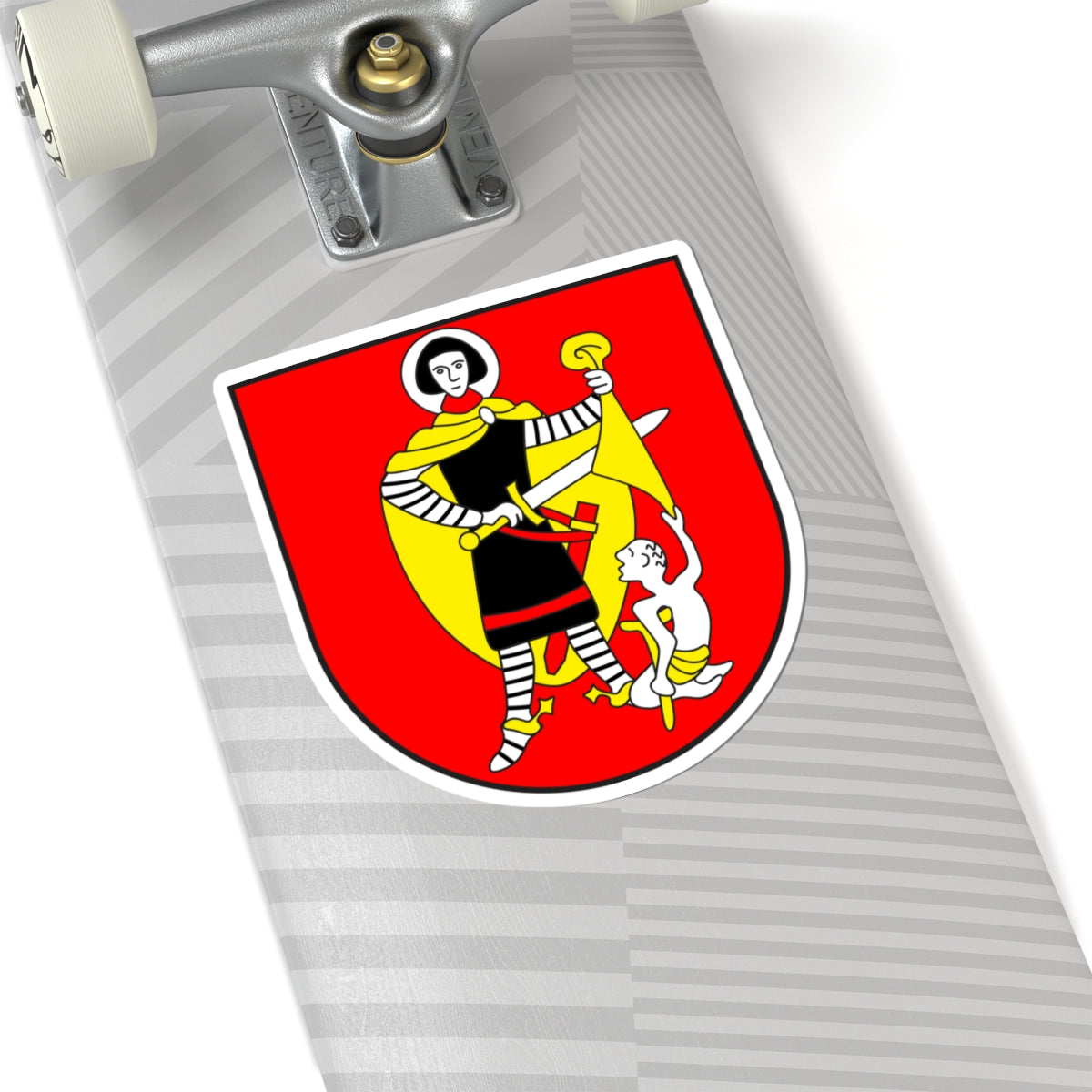 Schams Kreis wappen (Switzerland) (Coat of Arms) STICKER Vinyl Kiss-Cut Decal