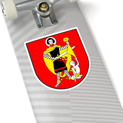 Schams Kreis wappen (Switzerland) (Coat of Arms) STICKER Vinyl Kiss-Cut Decal