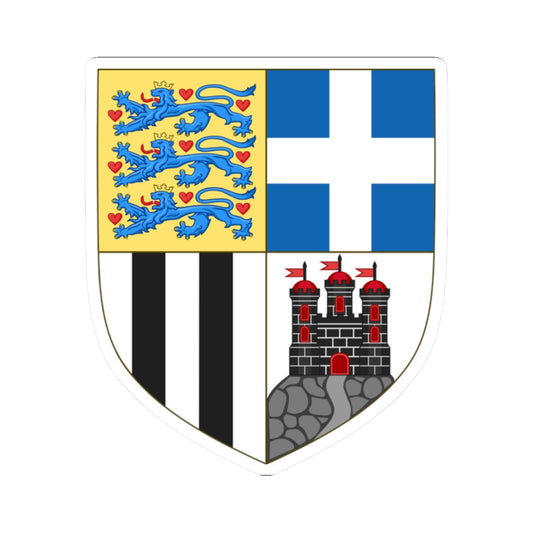 Arms of Philip Duke of Edinburgh (United Kingdom) (Coat of Arms) STICKER Vinyl Kiss-Cut Decal