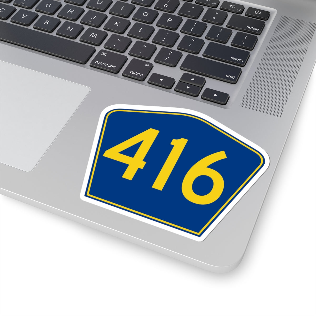 PR secondary 416 (Puerto Rico) (Road Sign) STICKER Vinyl Kiss-Cut Decal