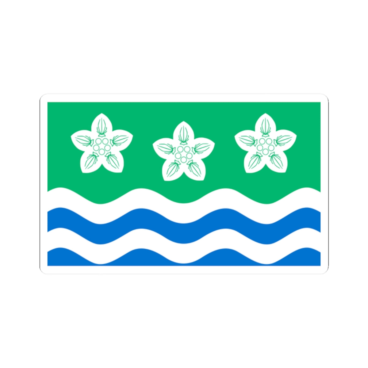 Flag of Cumberland United Kingdom (England) STICKER Vinyl Kiss-Cut Decal