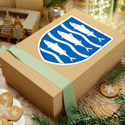 Aabenraa Kommune coa (Denmark) (Coat of Arms) STICKER Vinyl Kiss-Cut Decal