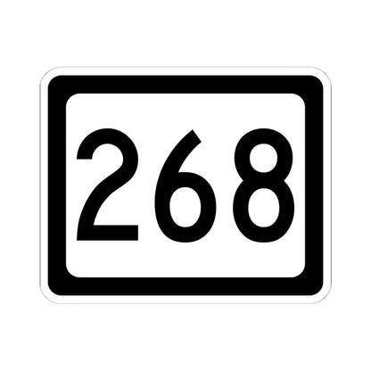 WV-268 (Virginia) (Road Sign) STICKER Vinyl Kiss-Cut Decal