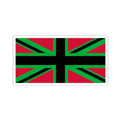African Britain Flag (United Kingdom) STICKER Vinyl Kiss-Cut Decal