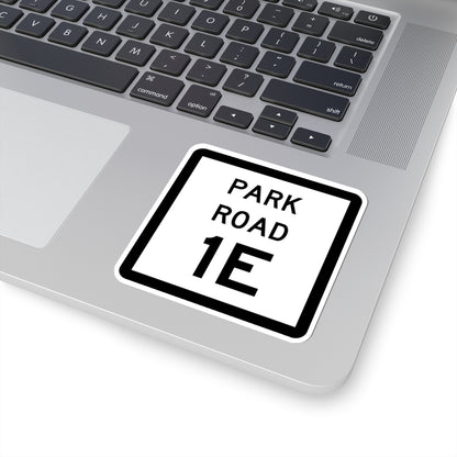 Texas Park Road 1E (Texas) (Road Sign) STICKER Vinyl Kiss-Cut Decal