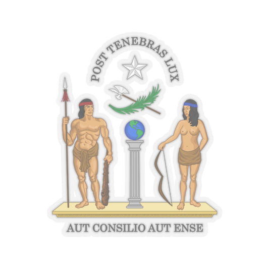 Coat of Arms of Chile (1812-1814) - STICKER Vinyl Kiss-Cut Decal