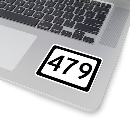 WV-479 (Virginia) (Road Sign) STICKER Vinyl Kiss-Cut Decal