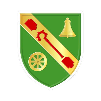 Achlum wapen (Netherlands) (Coat of Arms) STICKER Vinyl Kiss-Cut Decal