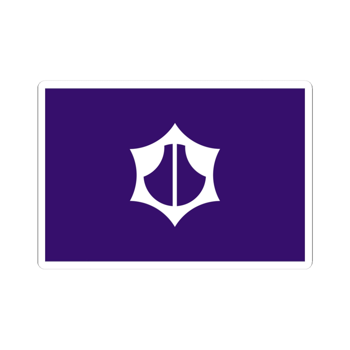 Flag of Omihachiman Shiga (Japan) STICKER Vinyl Kiss-Cut Decal