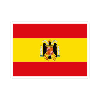 Flag of the Francoist Spain Army 1940-1945 Forts and Castles (Spain) STICKER Vinyl Kiss-Cut Decal