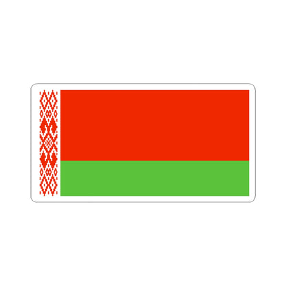 Flag of Belarus WFB 2000 (Belarus) STICKER Vinyl Kiss-Cut Decal