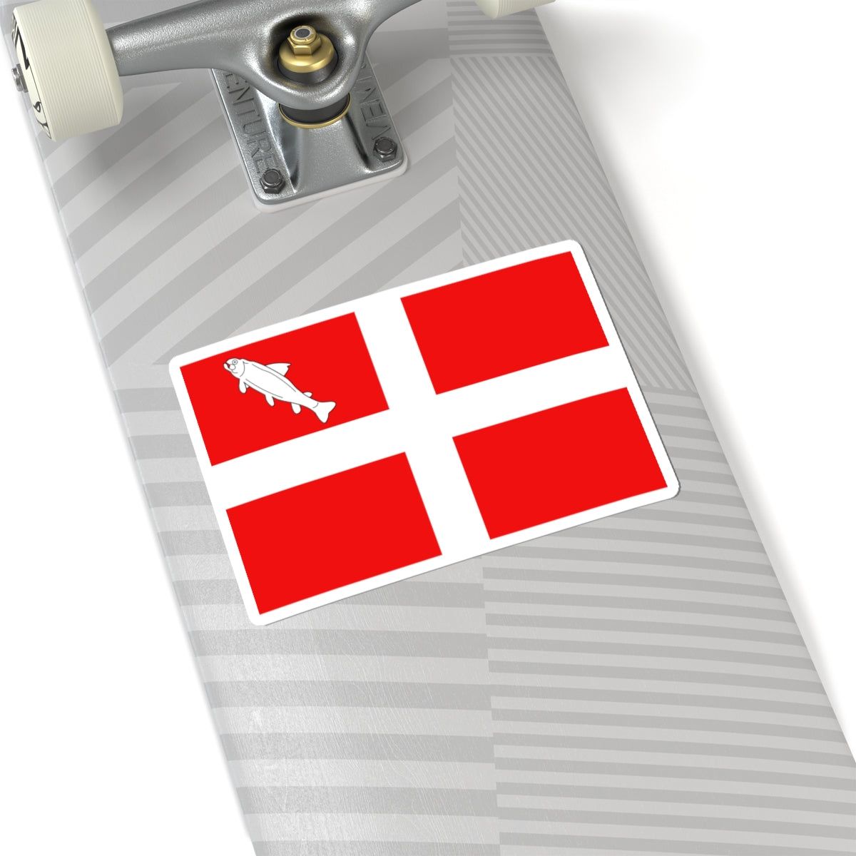 Flag of Annecy (France) STICKER Vinyl Kiss-Cut Decal