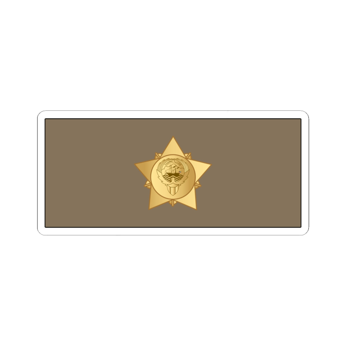 05. KLF WO (Kuwait) (Military Rank) STICKER Vinyl Kiss-Cut Decal