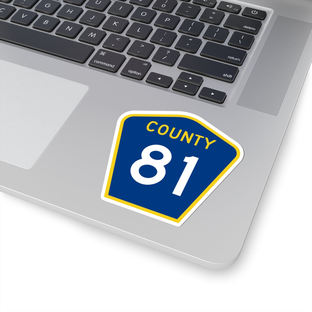 County 81 MN (Minnesota) (Road Sign) STICKER Vinyl Kiss-Cut Decal