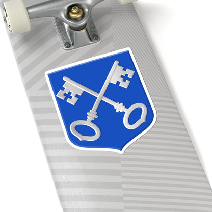 Abcoude Proosdij wapen (Netherlands) (Coat of Arms) STICKER Vinyl Kiss-Cut Decal