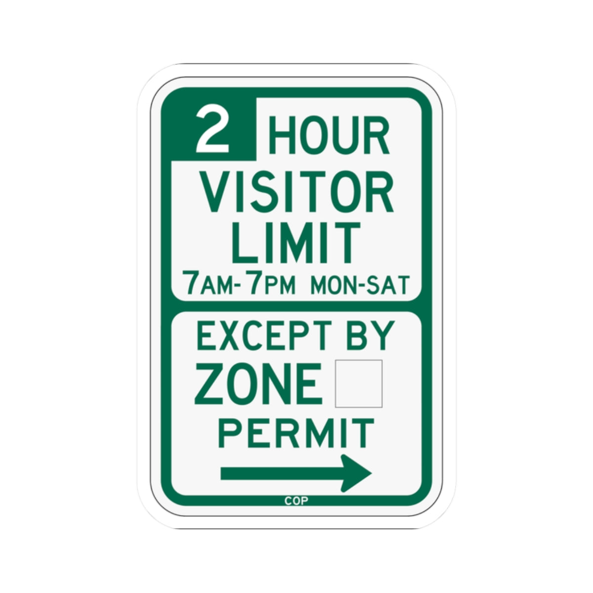PBOT Road sign P4452R (Oregon) (Road Sign) STICKER Vinyl Kiss-Cut Decal