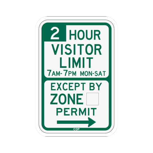 PBOT Road sign P4452R (Oregon) (Road Sign) STICKER Vinyl Kiss-Cut Decal