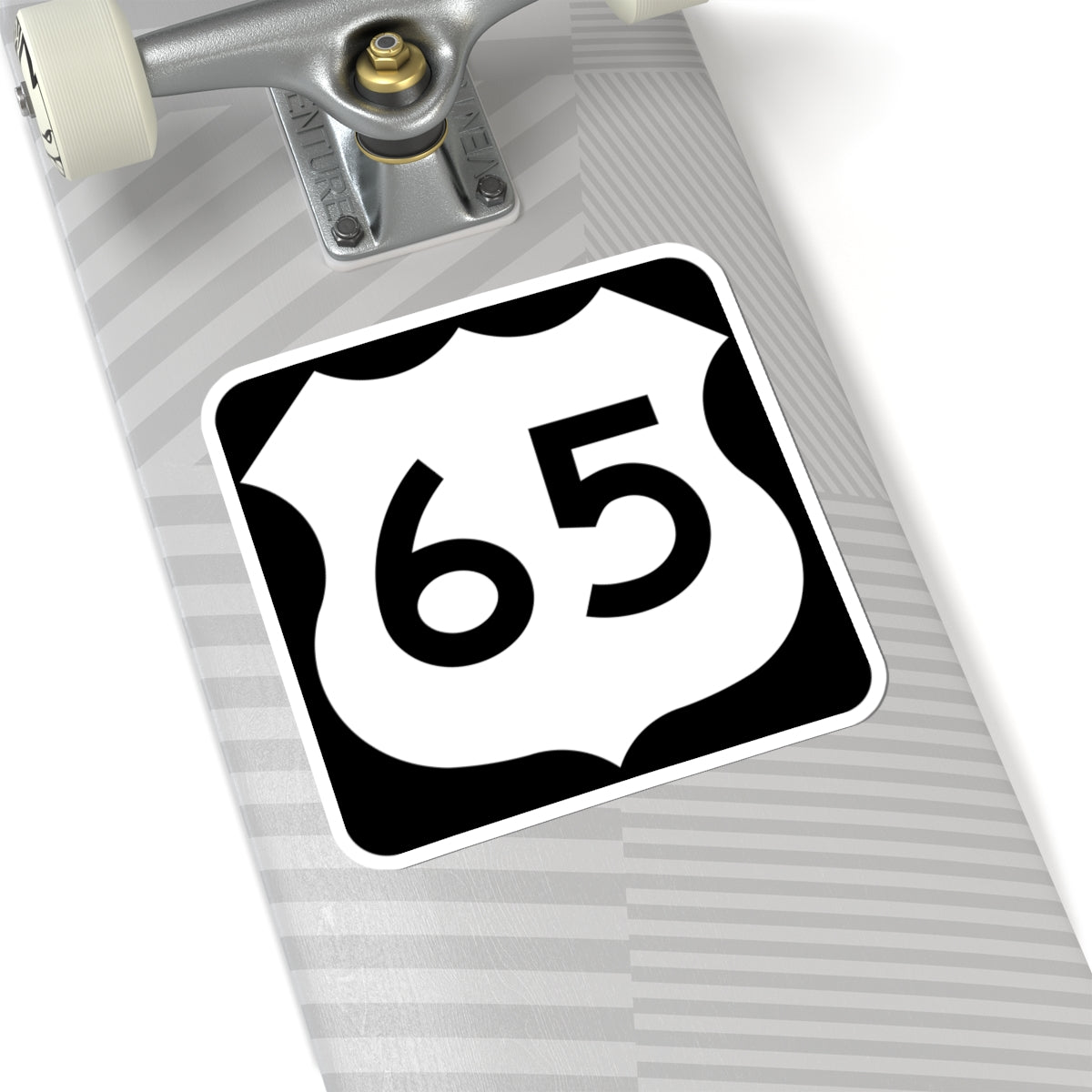 US 65 MN 1961 (Minnesota) (Road Sign) STICKER Vinyl Kiss-Cut Decal