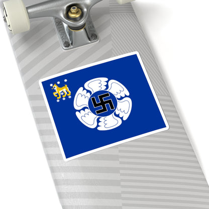 Hämeen Lennoston lippu (Finland) STICKER Vinyl Kiss-Cut Decal