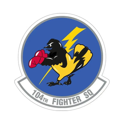 104th Fighter Squadron (U.S. Air Force) STICKER Vinyl Die-Cut Decal 4 Inch - The Sticker Space