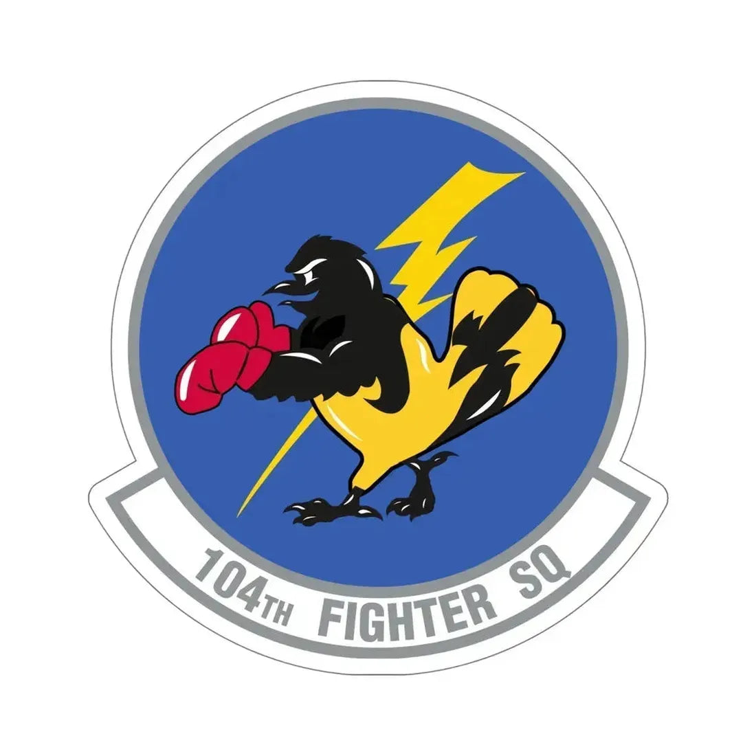 104th Fighter Squadron (U.S. Air Force) STICKER Vinyl Die-Cut Decal - The Sticker Space