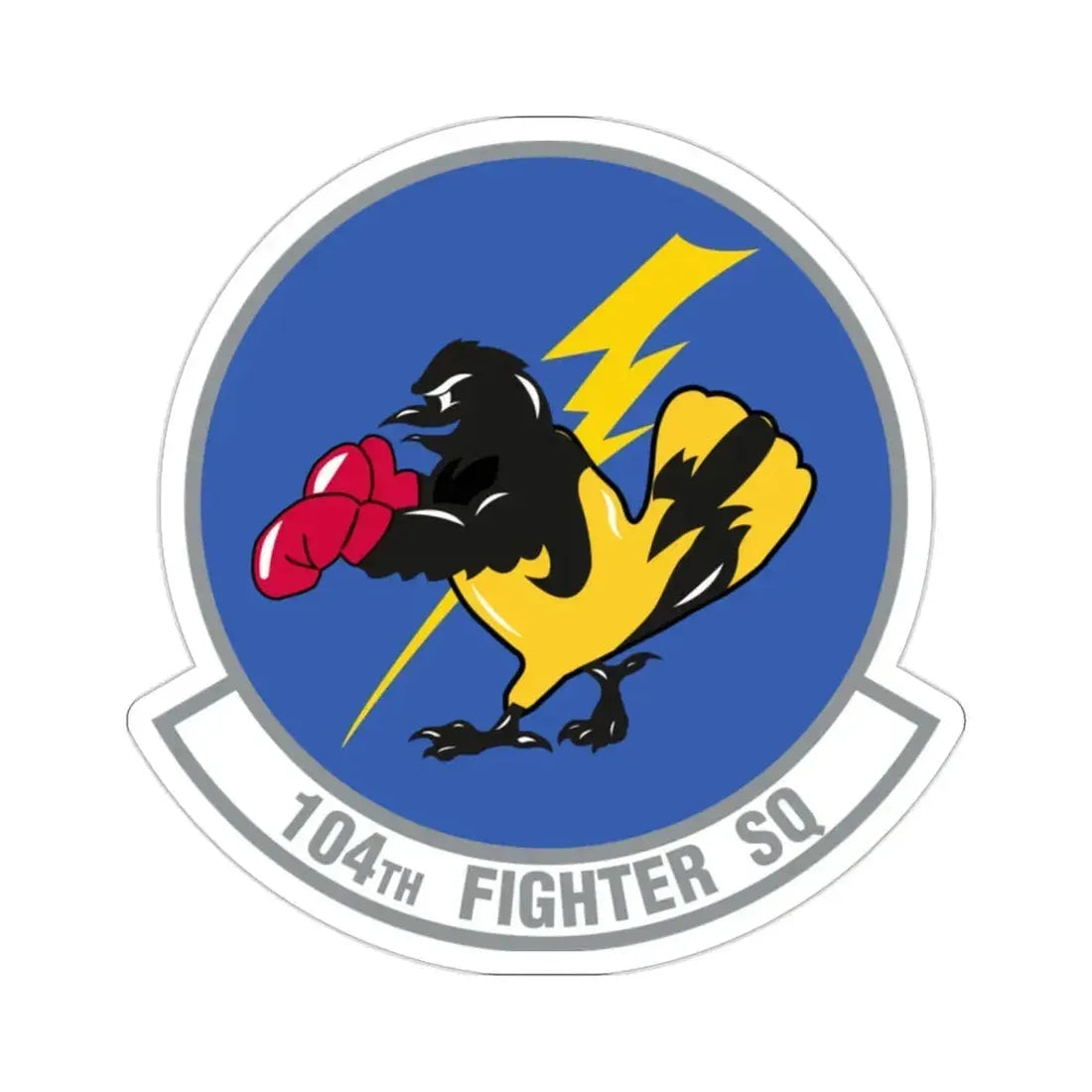 104th Fighter Squadron (U.S. Air Force) STICKER Vinyl Die-Cut Decal - The Sticker Space
