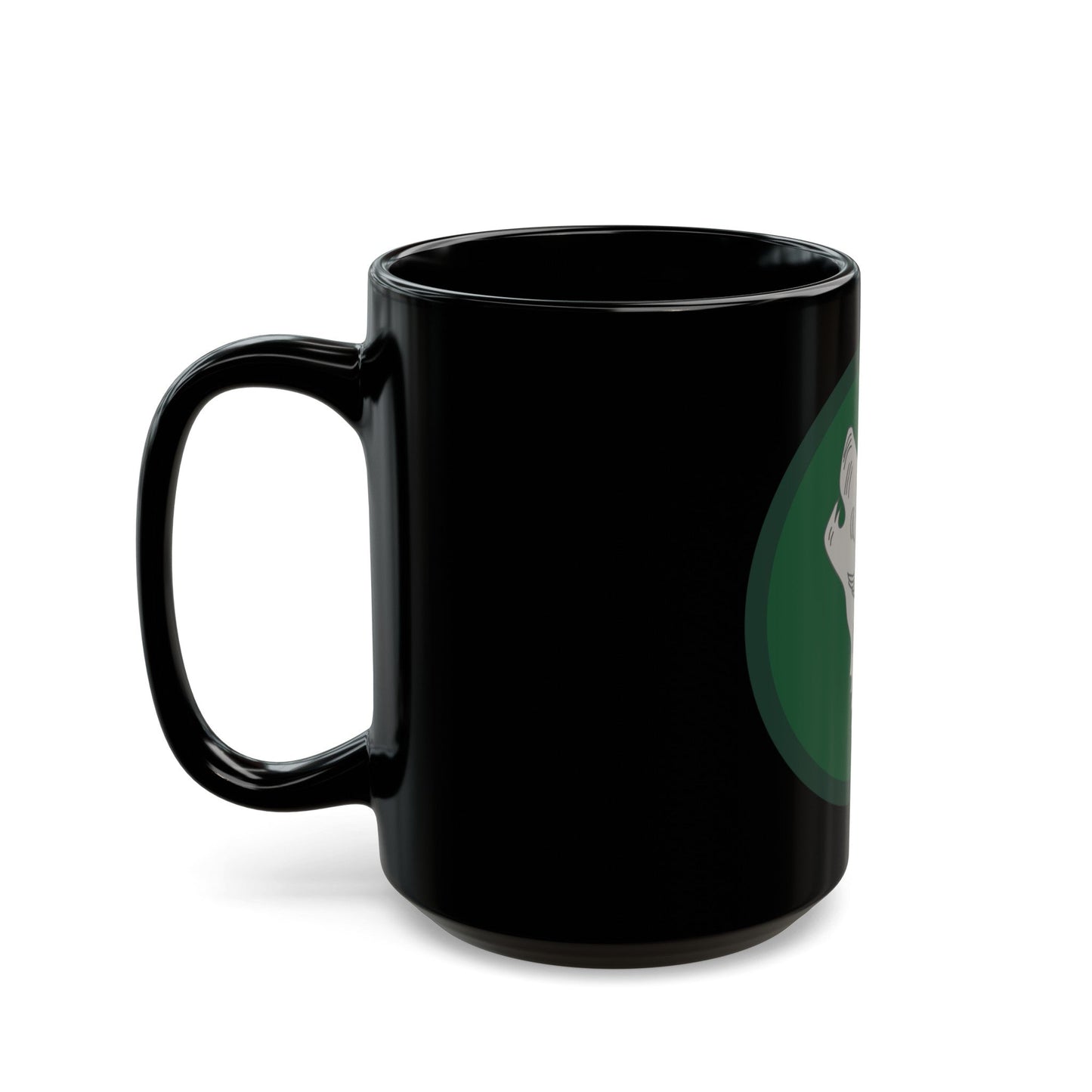 104th infantry (U.S. Army) Black Coffee Mug-The Sticker Space