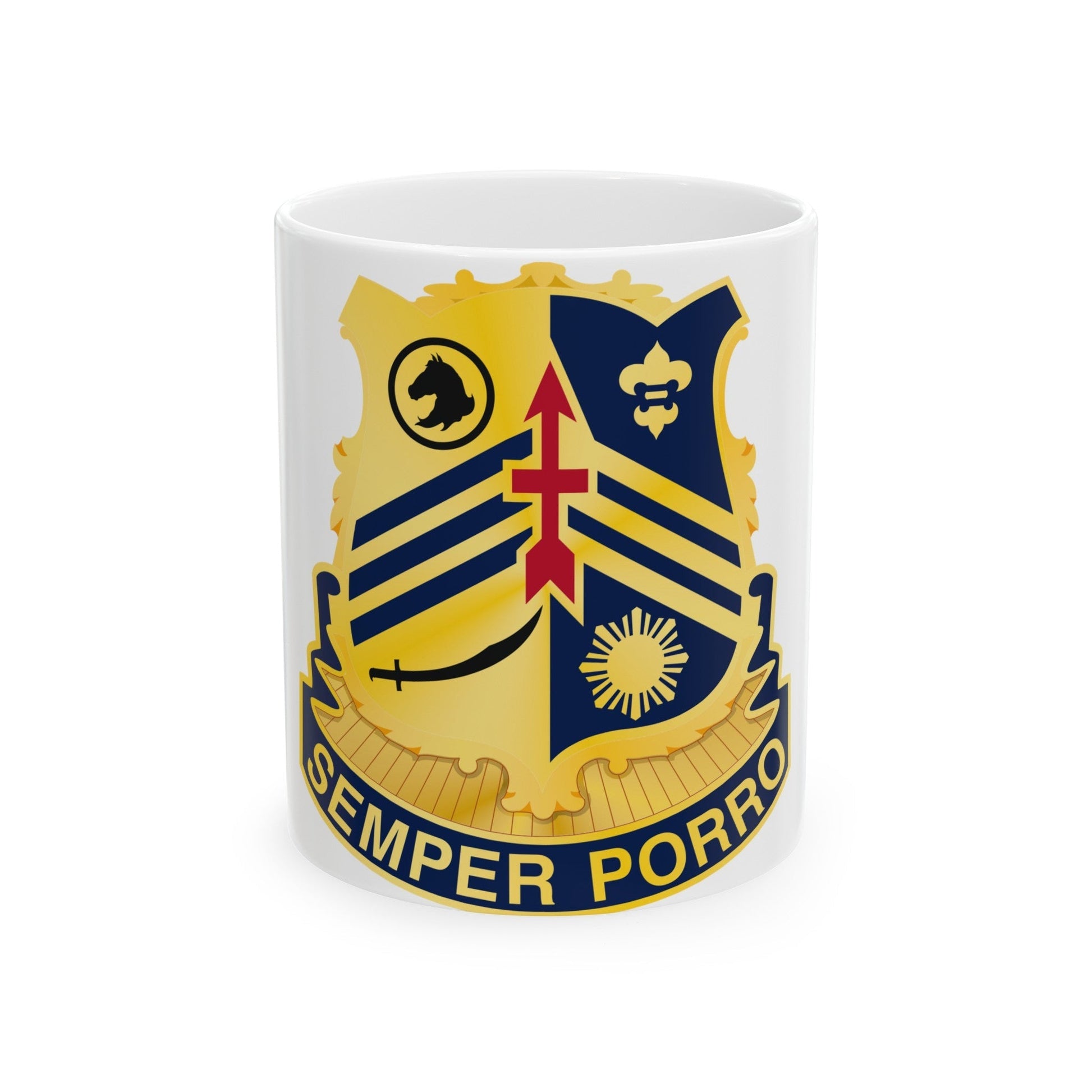 105 Cavalry Regiment (U.S. Army) White Coffee Mug-11oz-The Sticker Space