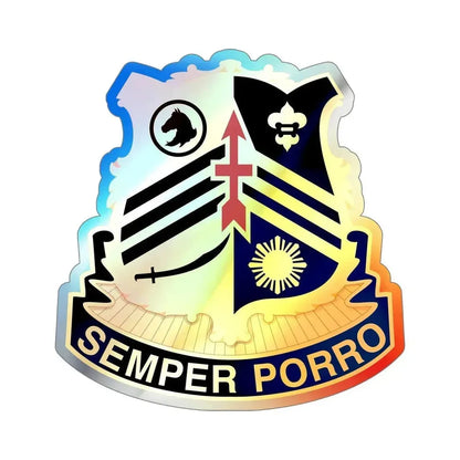 105 Cavalry Regiment (U.S. Army) Holographic STICKER Die-Cut Vinyl Decal - The Sticker Space