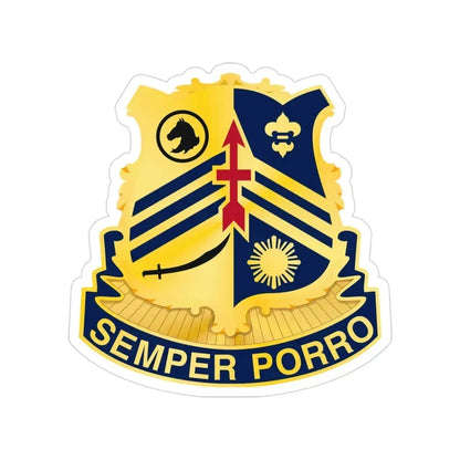 105 Cavalry Regiment (U.S. Army) Transparent STICKER Die-Cut Vinyl Decal 3 Inch - The Sticker Space