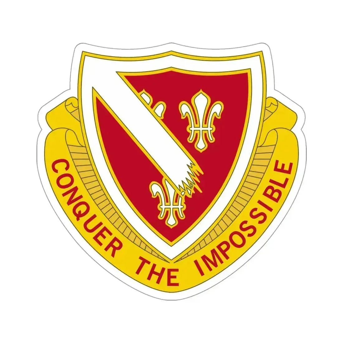 105 Engineer Battalion (U.S. Army) STICKER Vinyl Die-Cut Decal 4 Inch - The Sticker Space