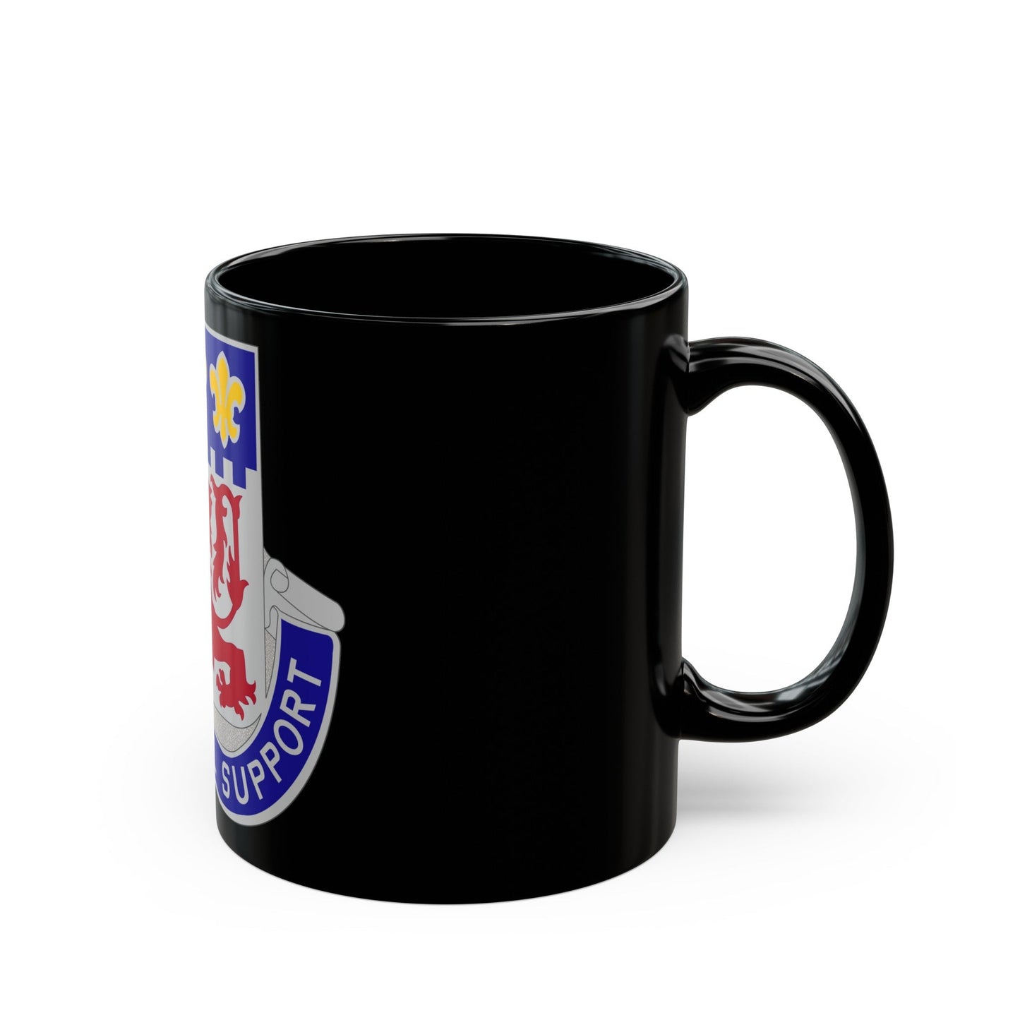 105 Engineer Group (U.S. Army) Black Coffee Mug-The Sticker Space