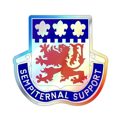 105 Engineer Group (U.S. Army) Holographic STICKER Die-Cut Vinyl Decal 6 Inch Holographic - The Sticker Space