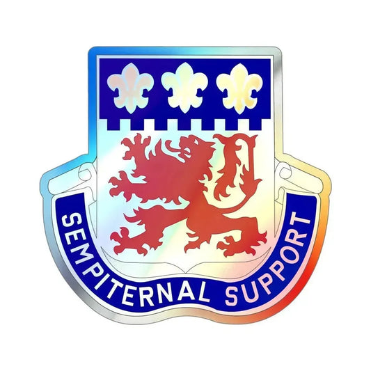 105 Engineer Group (U.S. Army) Holographic STICKER Die-Cut Vinyl Decal 6 Inch Holographic - The Sticker Space