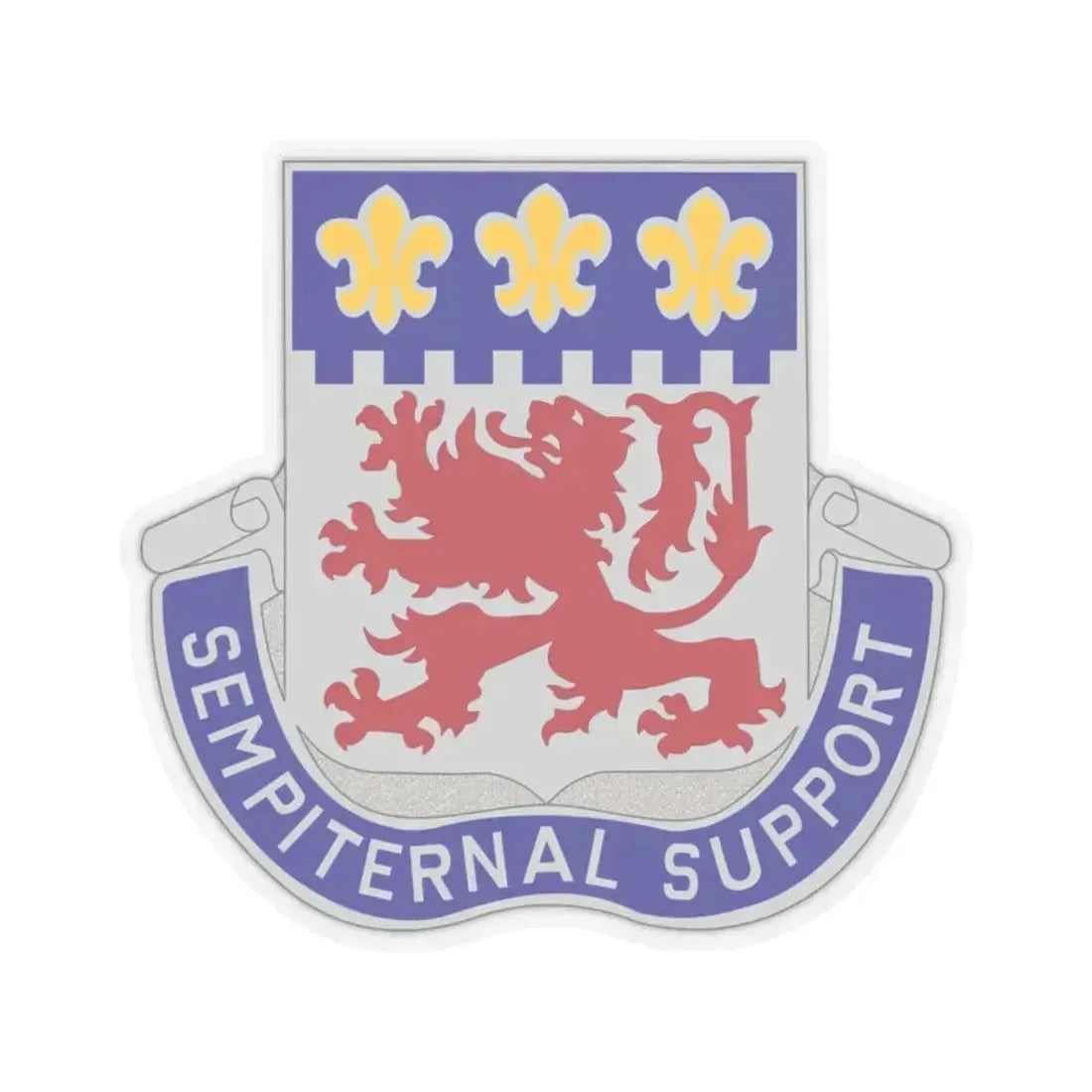 105 Engineer Group (U.S. Army) STICKER Vinyl Kiss-Cut Decal 2 Inch Transparent - The Sticker Space