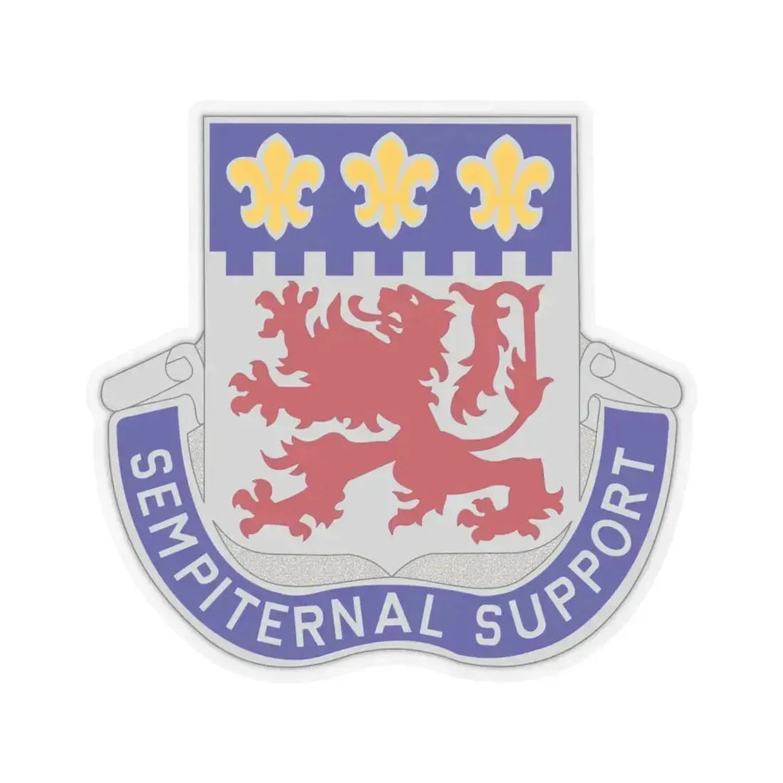 105 Engineer Group (U.S. Army) STICKER Vinyl Kiss-Cut Decal 6 Inch Transparent - The Sticker Space