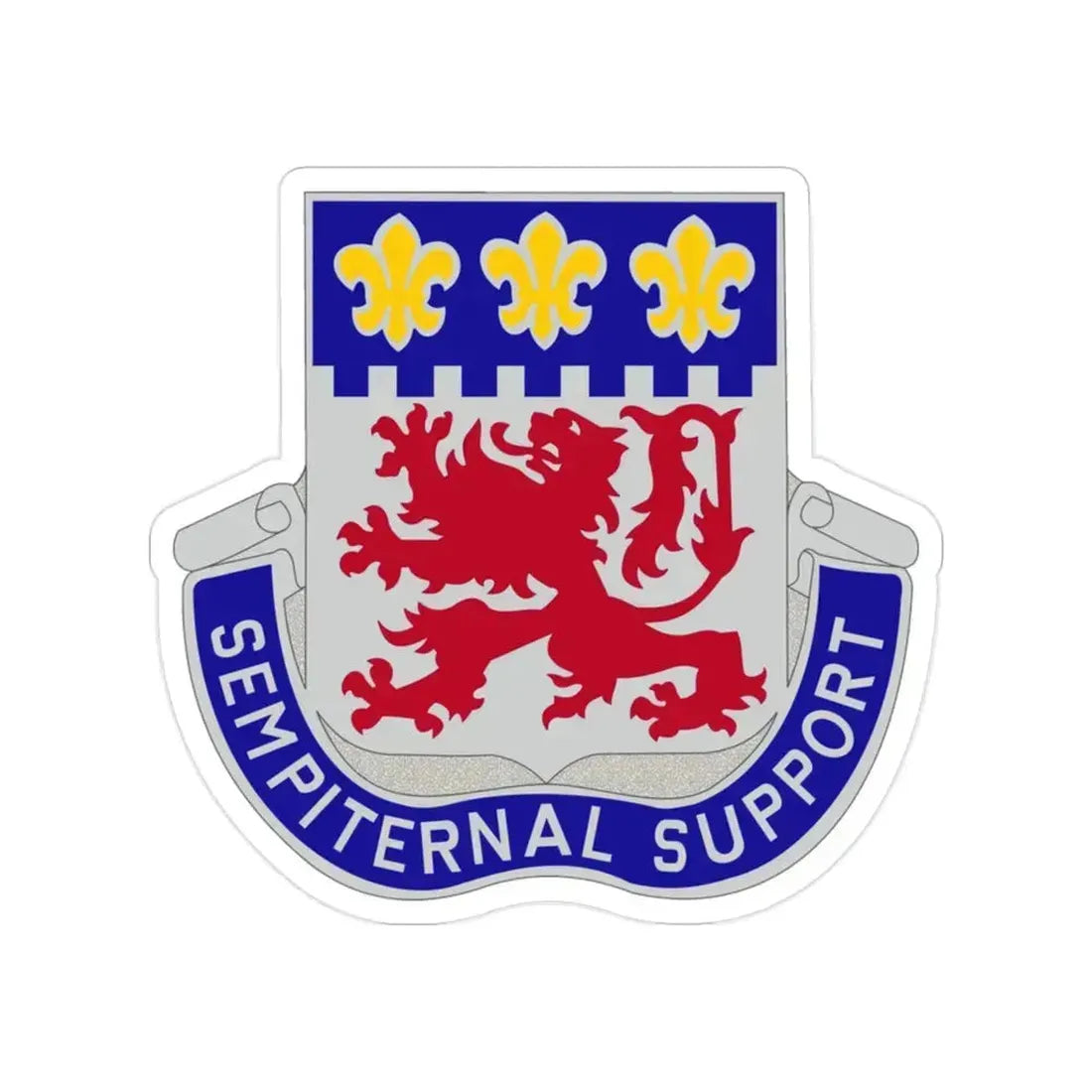 105 Engineer Group (U.S. Army) Transparent STICKER Die-Cut Vinyl Decal 2 Inch - The Sticker Space