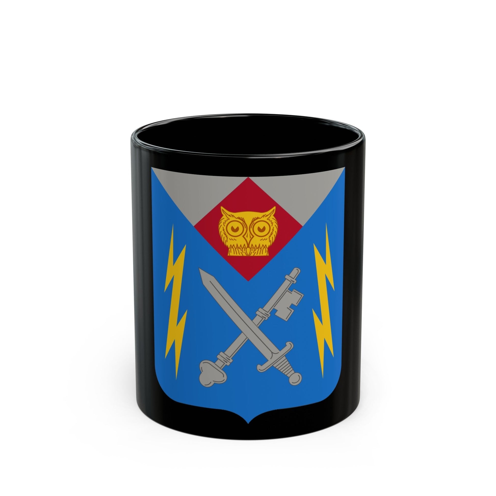 105 Military Intelligence Battalion 2 (U.S. Army) Black Coffee Mug-11oz-The Sticker Space