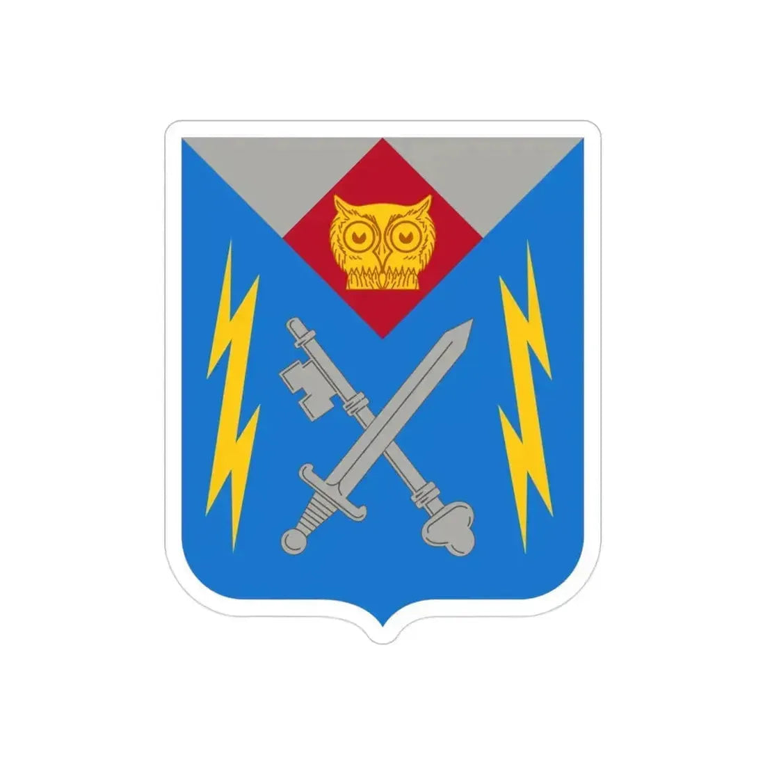 105 Military Intelligence Battalion 2 (U.S. Army) REVERSE PRINT Transparent Die-Cut STICKER - The Sticker Space