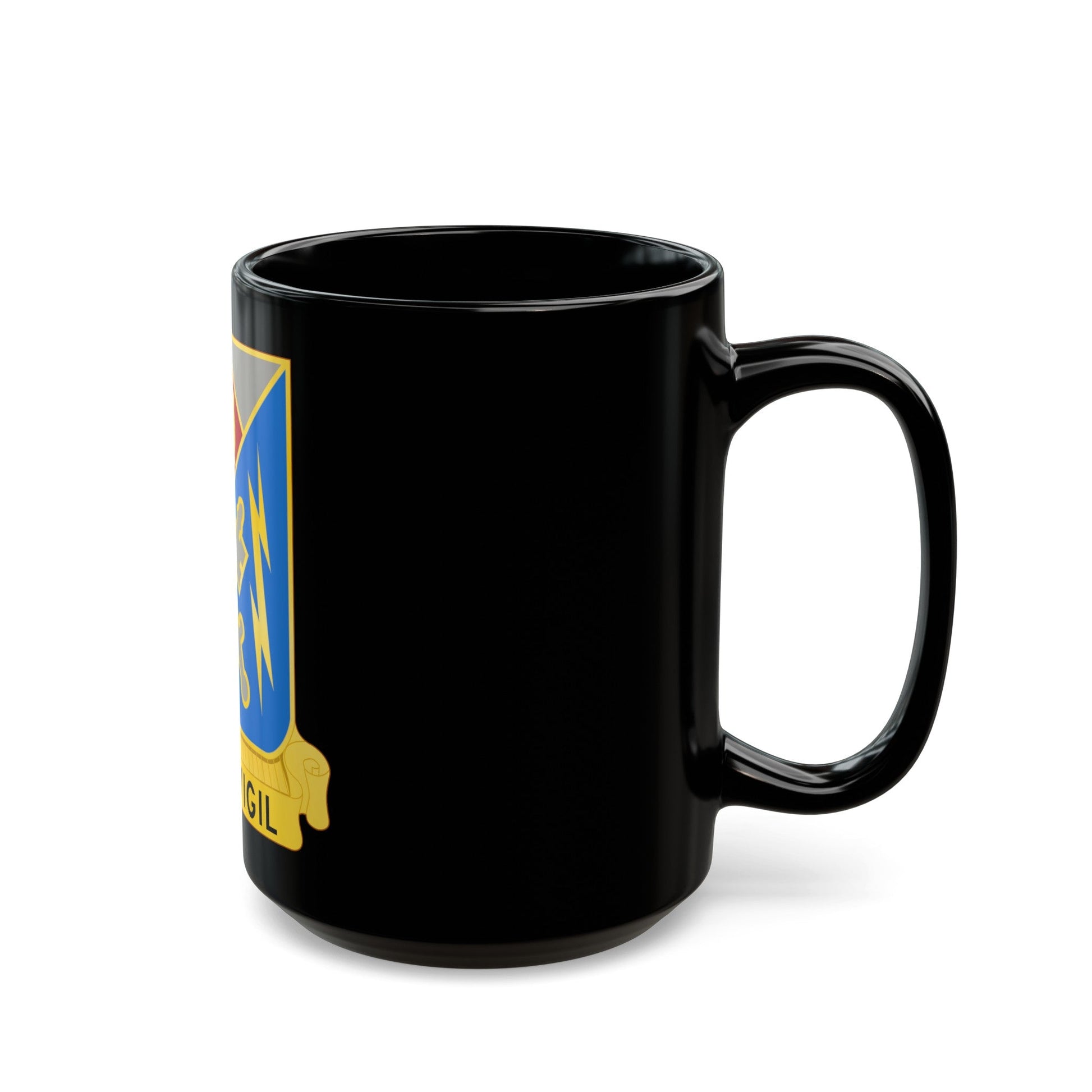 105 Military Intelligence Battalion (U.S. Army) Black Coffee Mug-The Sticker Space